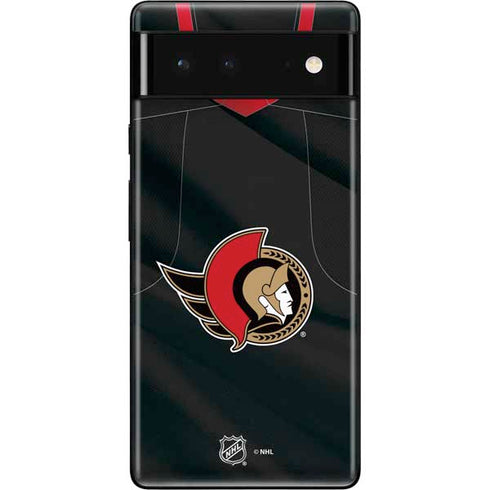 NHL Ottawa Senators Home Jersey Google Pixel 6 Skin